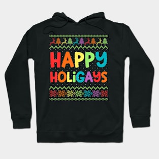 Gay Christmas  LGBT  Holigays Party Hoodie